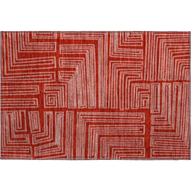 Premium Washable Super Soft Mid Century Modern Mayfield Rug