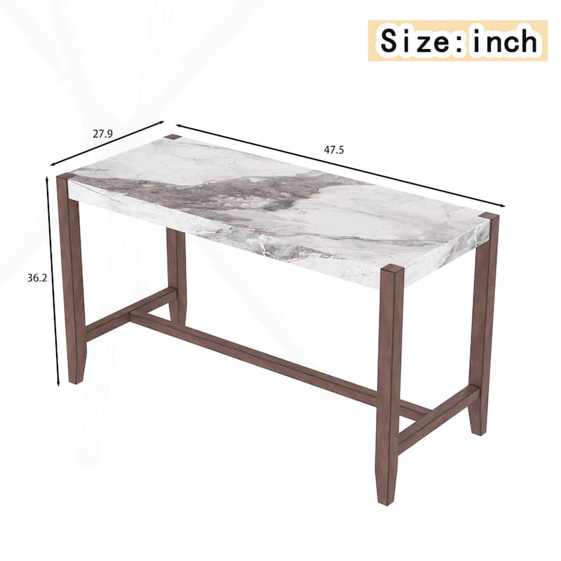 Versatile Counter Height Table for Various Spaces with Modern Design