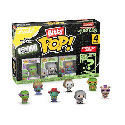 Funko POP! Bitty Teenage Mutant Ninja Turtles, 4-Pack, Series 2 - Multi-Color