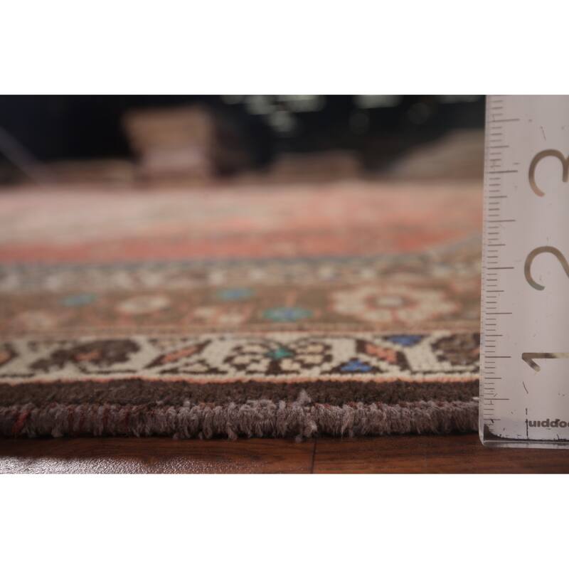 Tribal Geometric Shiraz Persian Vintage Area Rug Handmade Wool Carpet - 6'8"x 9'9"