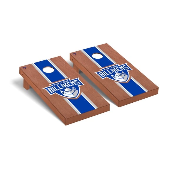 slide 2 of 5, Saint Louis University Billikens Rosewood Cornhole Board Set