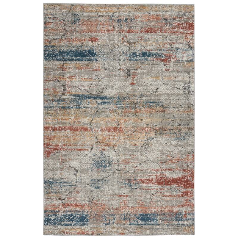 Nourison Rustic Textures Contemporary Abstract Area Rug