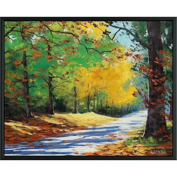 Shop Easy Art Prints Graham Gercken S Vibrant Autumn Premium Canvas Art Overstock 25740398
