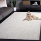 preview thumbnail 16 of 36, SAFAVIEH Mirage Miljeta Contemporary Viscose Rug 6' Round - Ivory - Round