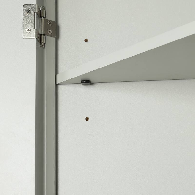 Triangle Bathroom Storage Cabinet with Adjustable Shelves