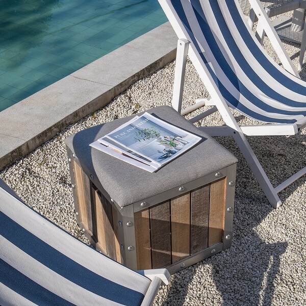 Outdoor storage cube seat sale