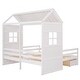 preview thumbnail 6 of 16, Dual Twin Size Platform Beds with Canopy Design and Underbed Storage Drawers