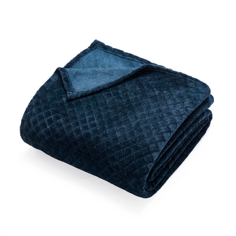 Superior Alaska Quilted Diamond Plush Fleece Blanket For Couch or Bed