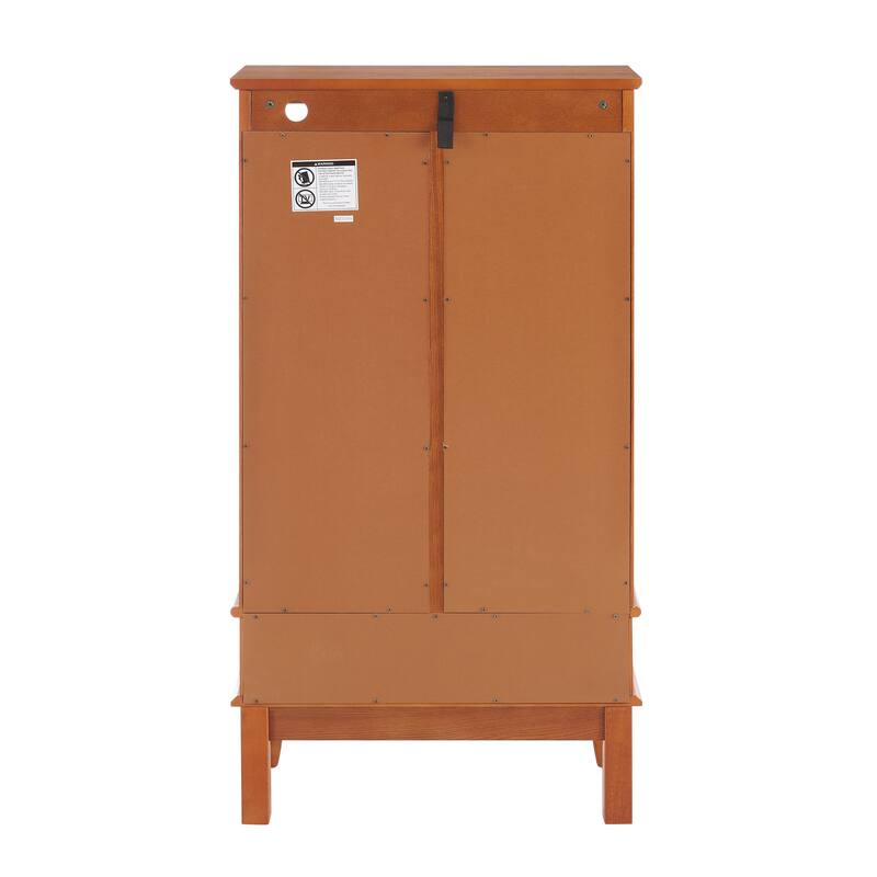 GDF Studio - Display Cabinet with Adjustable Shelves and Drawer.