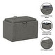 preview thumbnail 21 of 48, Convenience Concepts Designs4Comfort Accent Storage Ottoman with Reversible Tray
