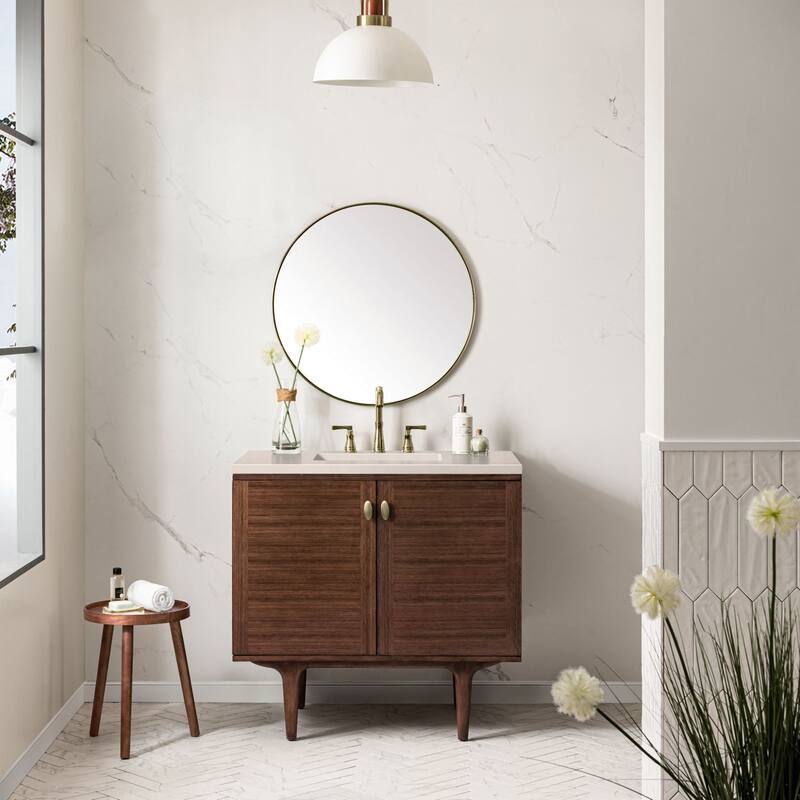 James Martin Vanities 670-V36-3EMR Amberly 36" Free Standing or Wall