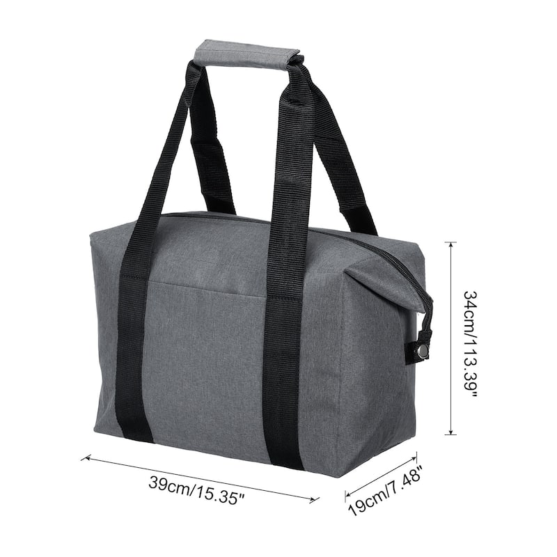 Insulated Lunch Bag, Lunch Tote Bag, 13.39"x7.48"x15.35"