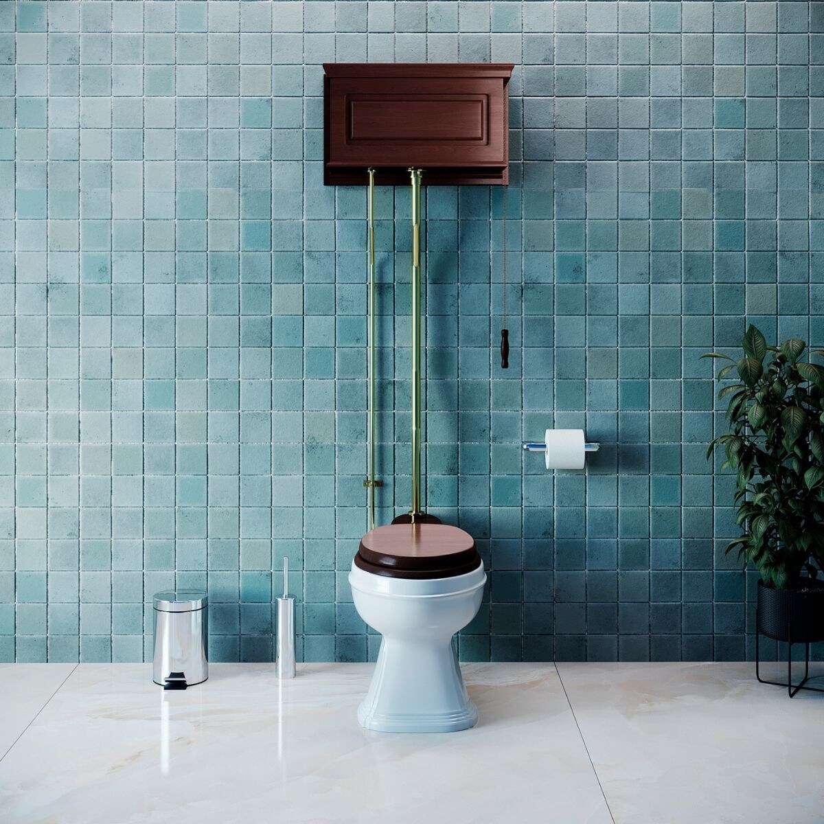 High-Tank-Toilet---Dark-Oak-