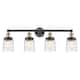 Option Black Antique Brass / Clear Deco Swirl