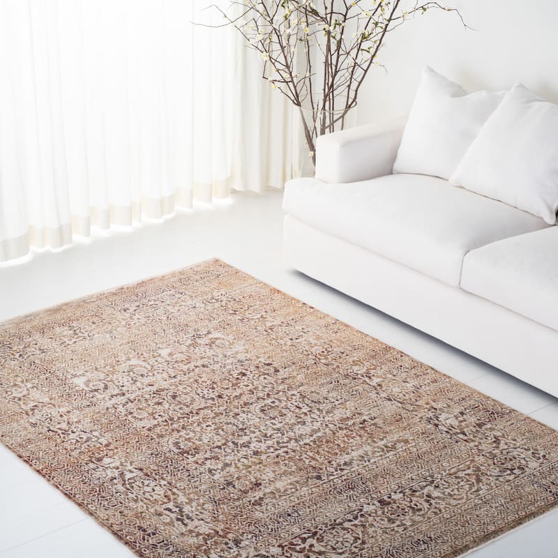 Lauren Ralph Lauren Pascal Traditional Vintage Rug - 6' x 9' - Ivory/Brown