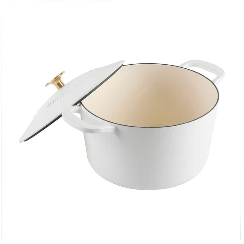 Martha Stewart Gatwick 7 QT Enamel Cast Iron Dutch Oven