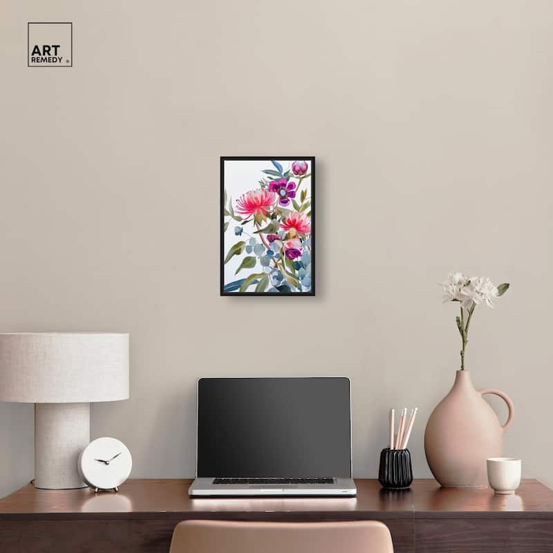 Watery Petals II Canvas by Art Remedy