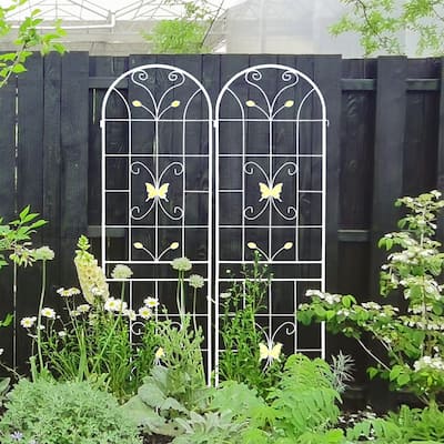 2 Pack Metal Garden Trellis
