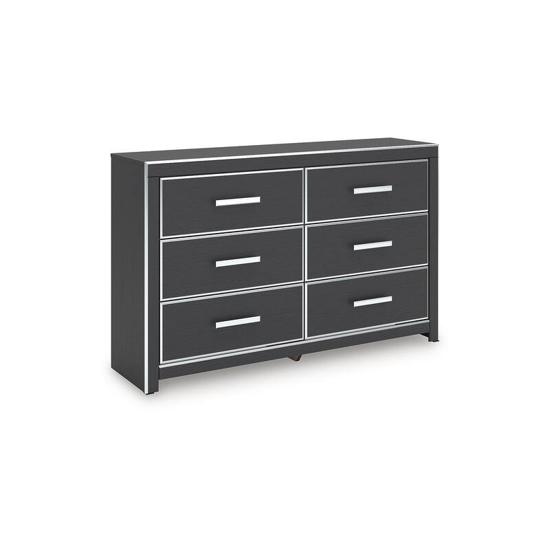 Signature Design by Ashley Ravalori Black Dresser