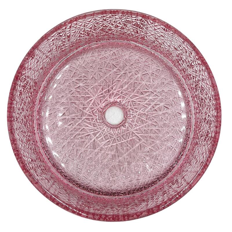 Stadium 16" & 14" Round Basin Glass Bathroom Vessel Sink