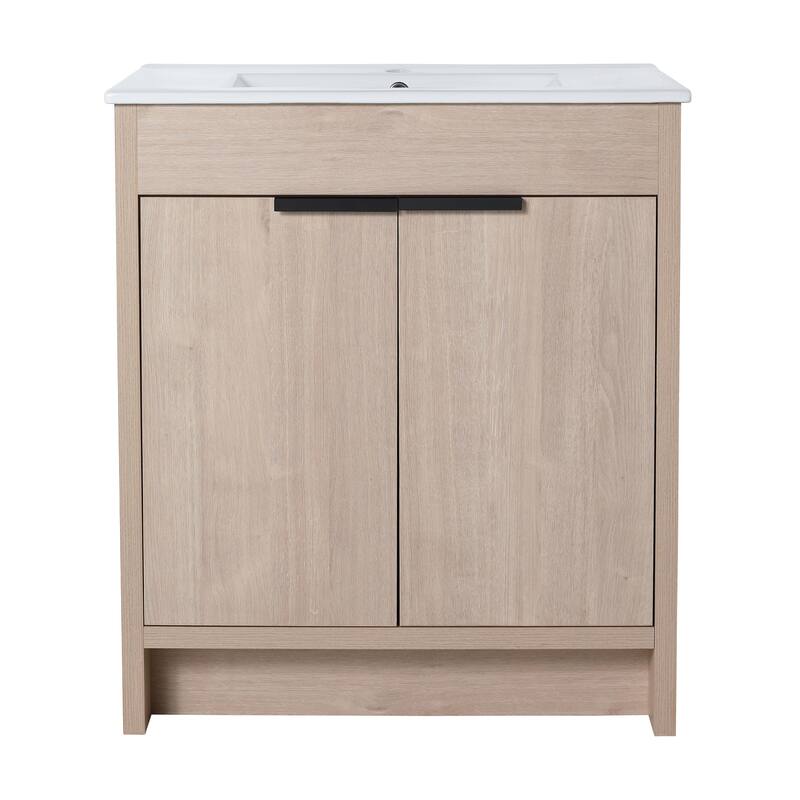 Eco-Friendly 36-Inch Bathroom Cabinet with Scratch-Resistant Finish and Quiet Soft-Close Hinges