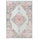preview thumbnail 7 of 11, SAFAVIEH Monaco Naoko Shabby Chic Medallion Rug 4' x 5'7" - Ivory/Turquoise - Rectangle