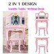 preview thumbnail 9 of 25, Girls Vanity Table with Mirror and Drawer