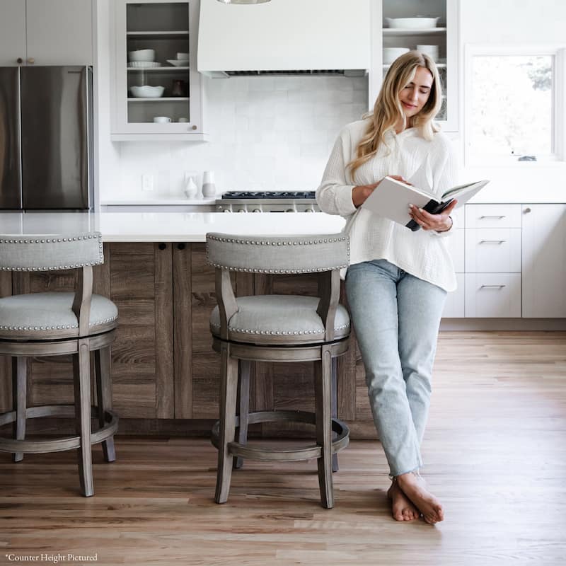Maven Lane Alexander Swivel Kitchen Stool
