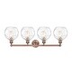 preview thumbnail 5 of 28, Innovations Lighting Athens Water Glass - 4 Light 35" Bath Vanity Light.