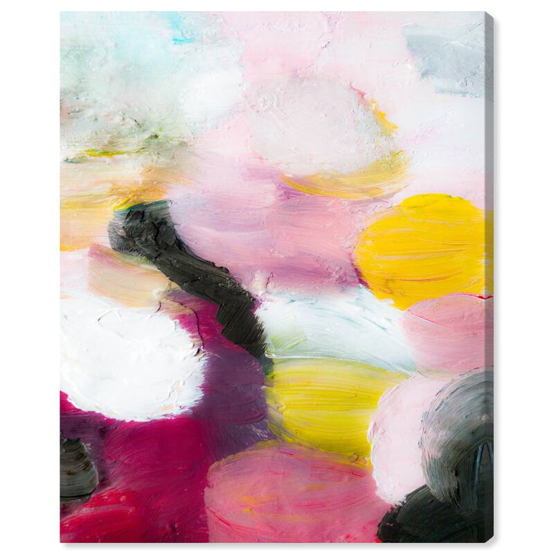 Wynwood Studio Abstract Might Pink and Modern & Contemporary Wall Art Canvas Print