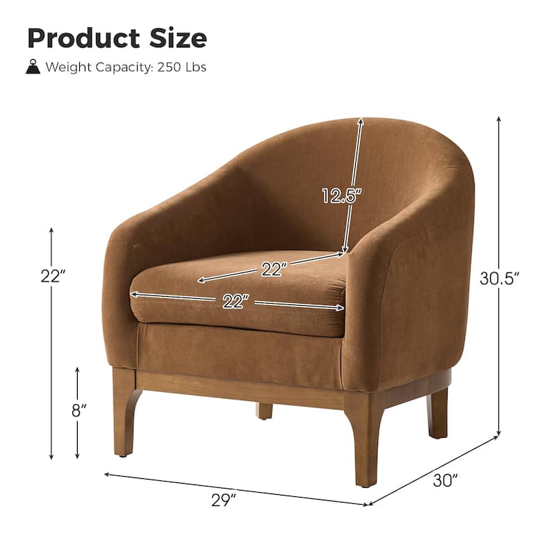 Joseph Mordern Boucle Armchair Chair Set Of 2 By HULALA HOME