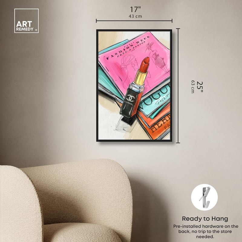 Fashion Sketches Canvas by Art Remedy