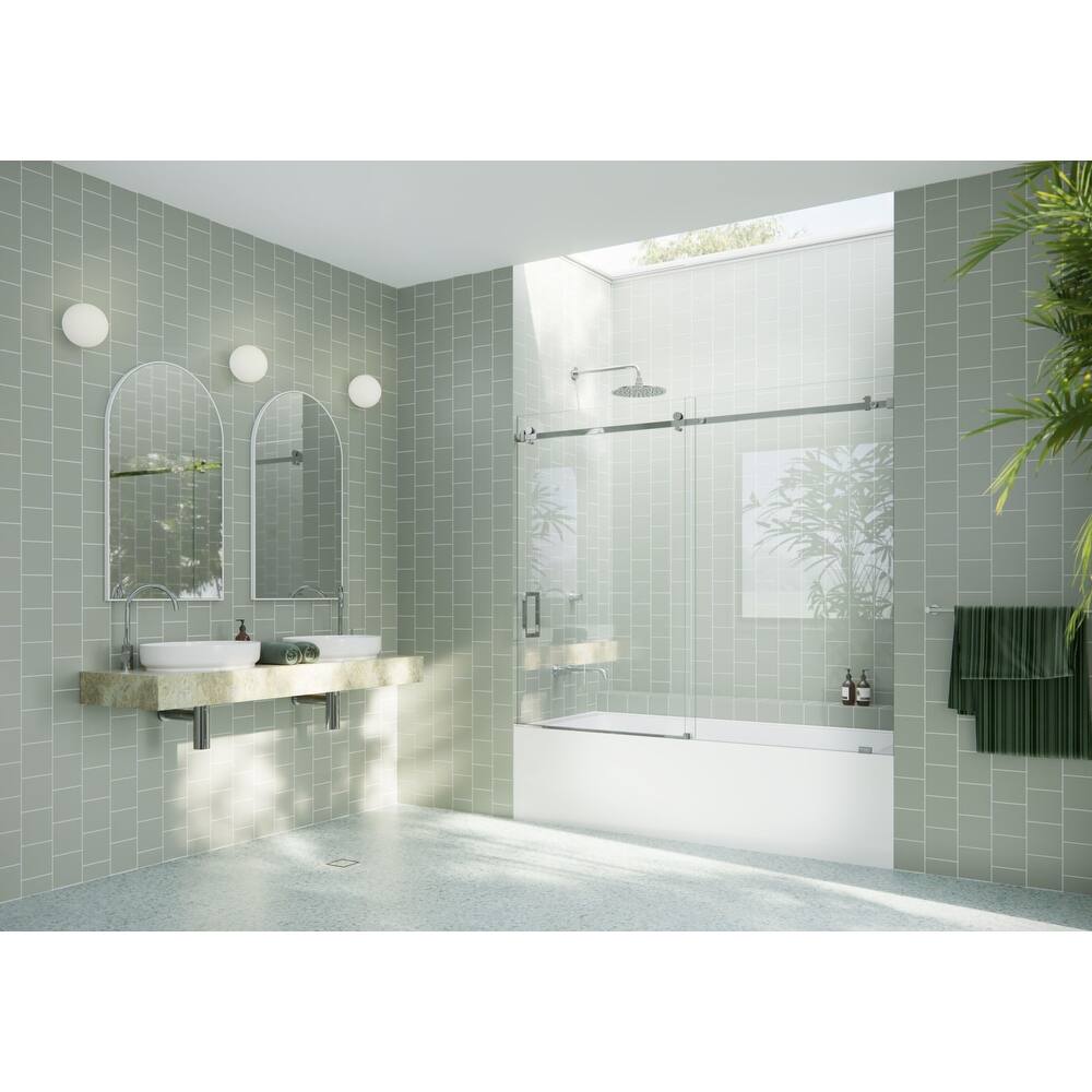 Glass Warehouse B-SQSLD-72 Astro 60" High x 72" Wide Sliding Frameless