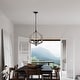 preview thumbnail 3 of 11, Germana 14 Inch Vintage Farmhouse Crystal Lighted Chandelier