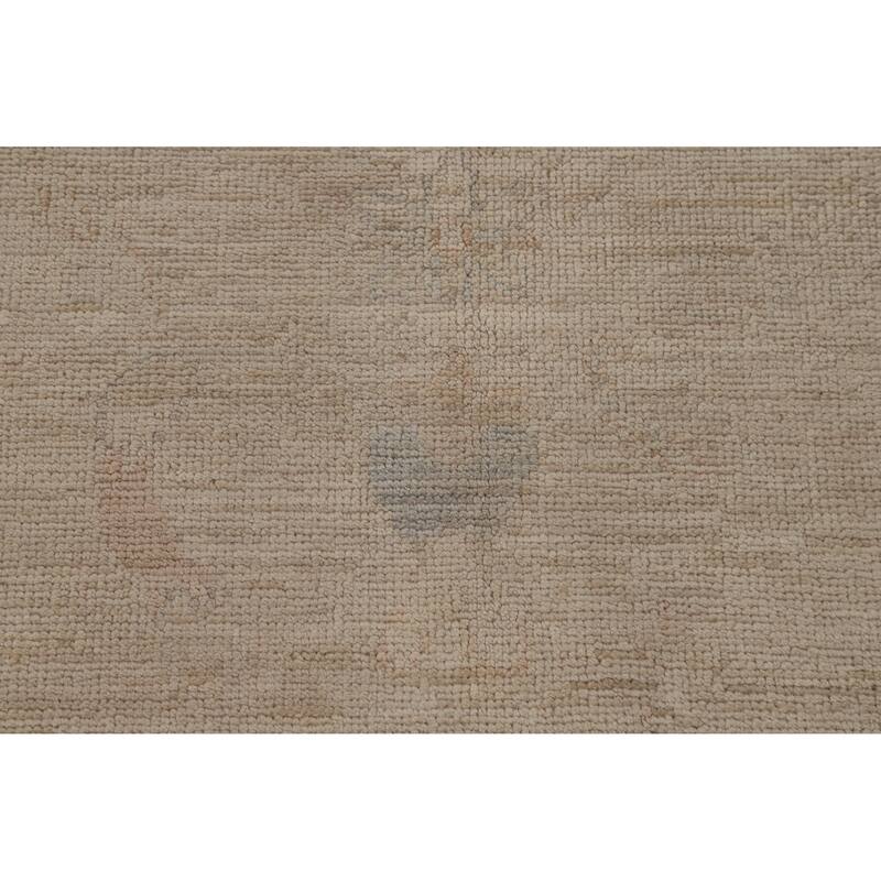 Transitional Oushak Turkish Rug Hand-Knotted Wool Carpet - 8'3"x 10'0"