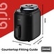preview thumbnail 7 of 5, Aria 5Qt Steam Air Fryer with Hybrid Crisp & Steam Cooking and Detachable Reservoir