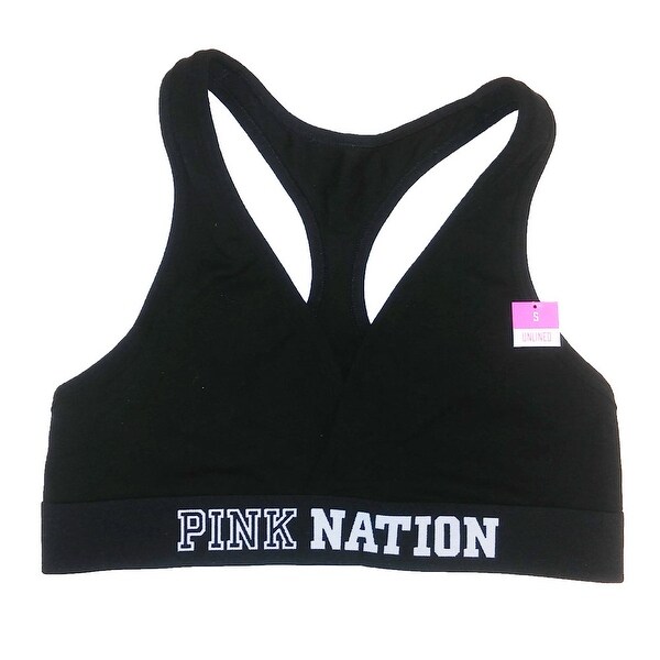 pink nation sports bra