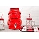 preview thumbnail 3 of 3, 10 Strawberry Street Glass Santa Drink Dispenser - 169 fl oz