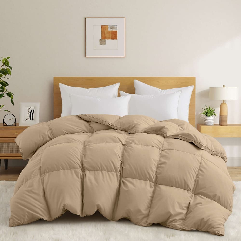 Premium White Feather Down Comforter Duvet Insert All Warmth Levels