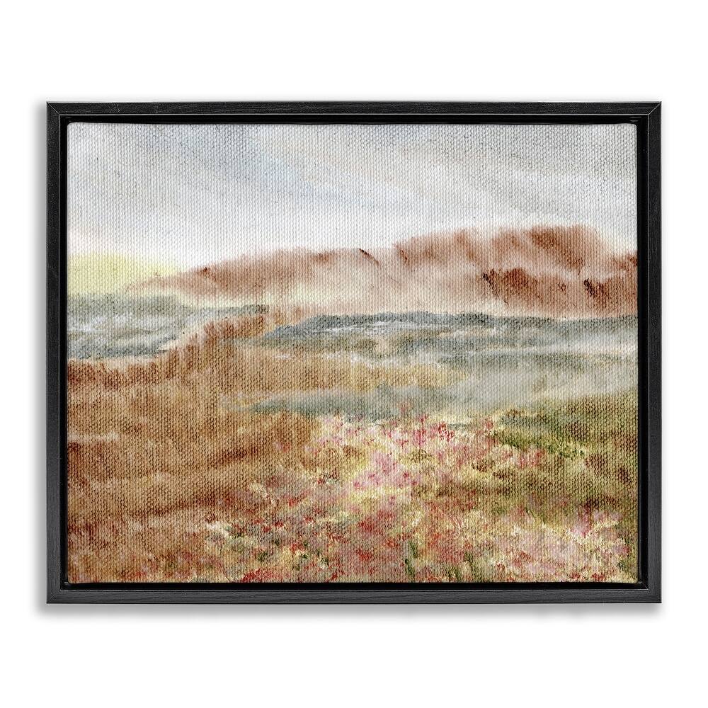 Stupell Vast Earthy Desert View Framed Floater Canvas Wall Art Design By Nikita Jariwala