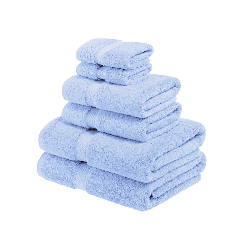 Superior Egyptian Cotton Heavyweight Solid Plush Towel Set