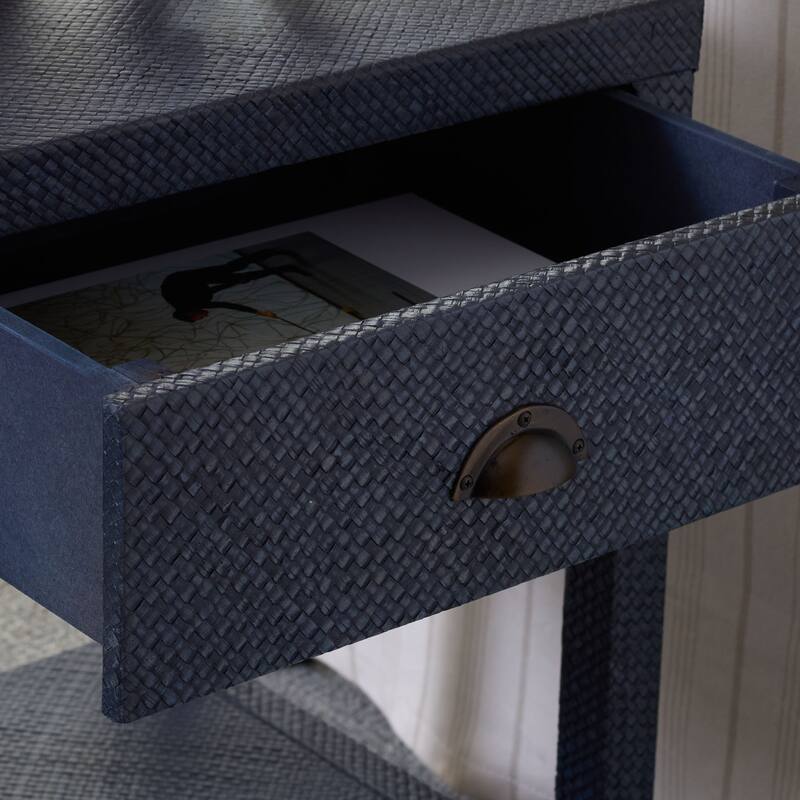 SAFAVIEH Home Epke 1-Drawer 1-Shelf Accent Table - 17"W x 15"D x 24"H