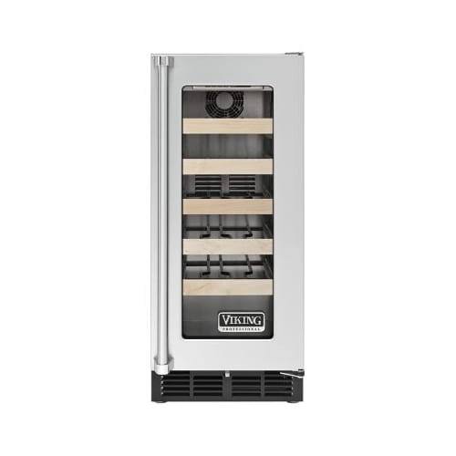 Shop Viking Vwci5150gr 15 Inch Wide 24 Bottle Capacity Undercounter Wine Refrigerator With Electronic Controls And Right Door Swing Overstock 17400413