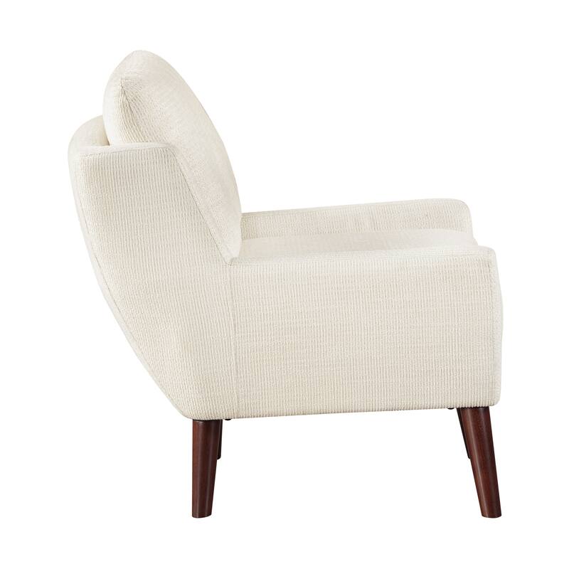 Canyon 26.5" Chenille Accent Chair - Espresso Finish Solid Wood Legs