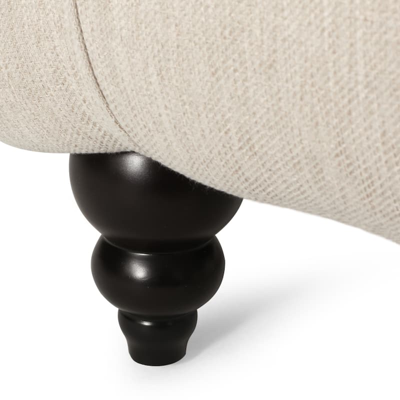 Christopher Knight Home - Varnell Contemporary Button Tufted Chaise Lounge - 64.25" L x 29.00" W x 33.75" H