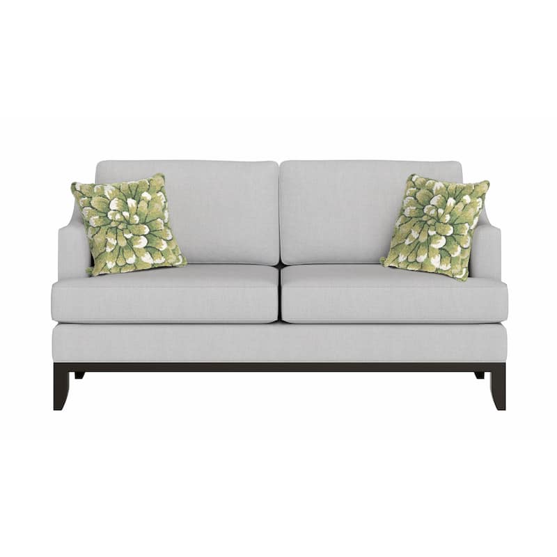 Liora Manne Frontporch Mum Indoor/Outdoor Pillow Green 18" Square