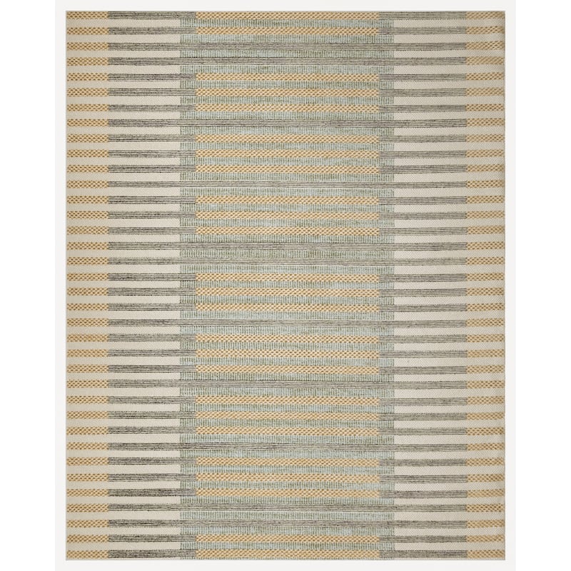 Nourison Nordic Indoor only Geometric Area Rug - 8' x 10' - Ivory/Multicolor
