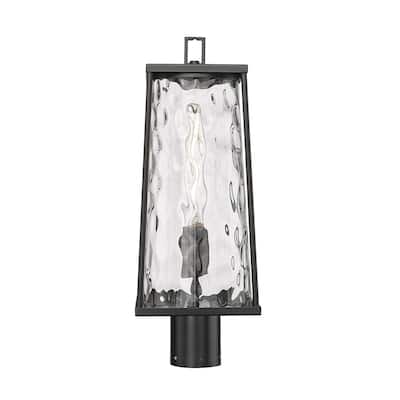 Millennium Lighting Dutton 1 Light Outdoor Post Lantern in Powder Coat Black