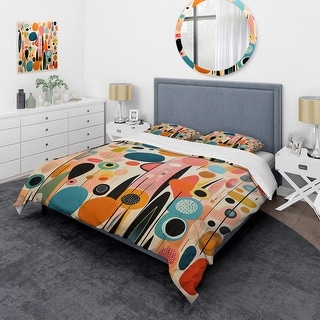 Zcwl Mid Century Retro Sheet Set, Full Size 4pc - Geometric Print, Soft Microfiber, Deep Pocket - View #7