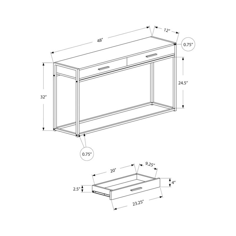 Accent Table - taupe